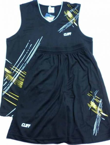 Комплект баскетбольной формы Cliff 3280В S 34-36 Черный