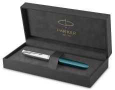 Ручка перьевая PARKER 51 Core бирюзово-голубой F, 1 шт